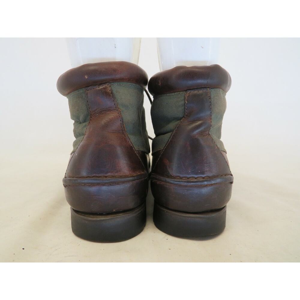 Timberland Womens Brown Leather Laces Moc Toe Casual Boots Bootie Size 9.5 M - Picture 7 of 10